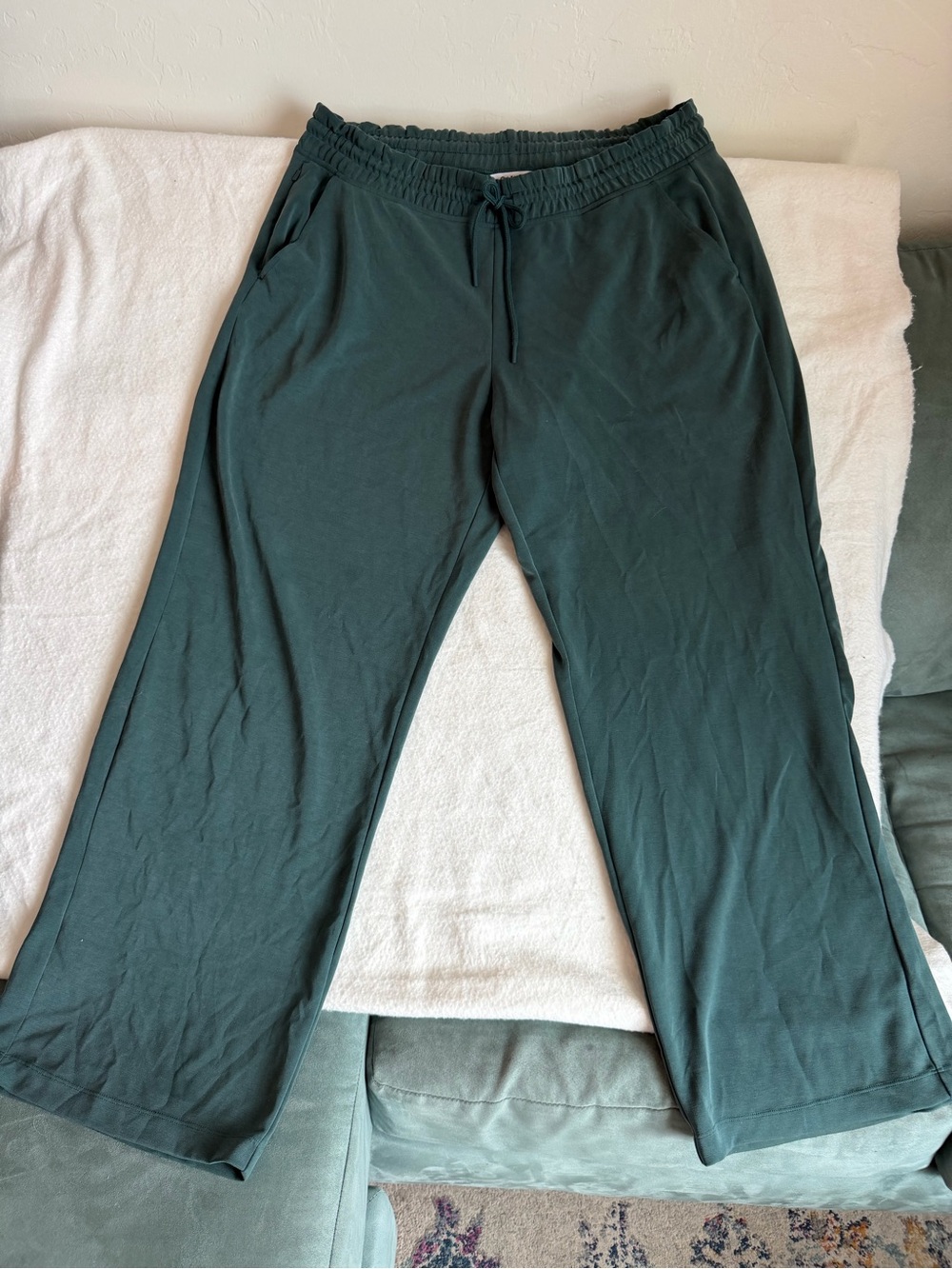 Athleta Men's Relaxed Drawstring Joggers - Forest Green